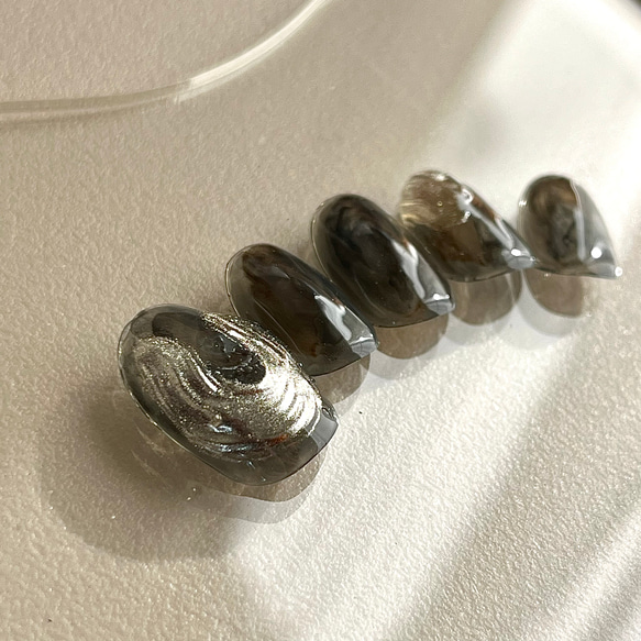 【送料無料】 No.15 シアーブラックグレー/ニュアンス 7枚目の画像