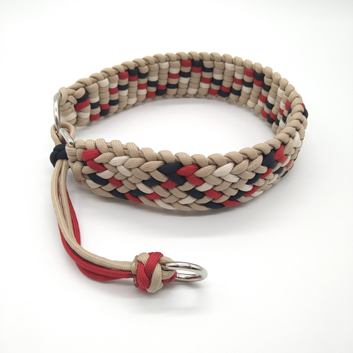 パラコード❥首輪❥エレガント❥ベージュ№010