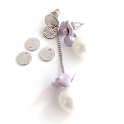 ejp671 [10個裝] 手工字母吊墜，約8毫米，圓形，高品質黃銅吊墜，標籤吊墜 第10張的照片