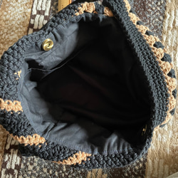 2025 棉質花卉條紋圖案包（有襯裡） 第4張的照片