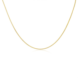 K18 幅1.5ミリ ゴールド スネークチェーン 00A（10日間発送