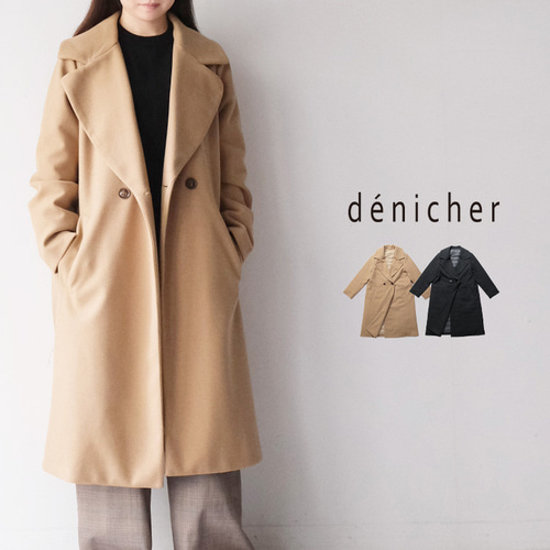ウールライク モッサー ダウン チェスターコート denicher DJ244238