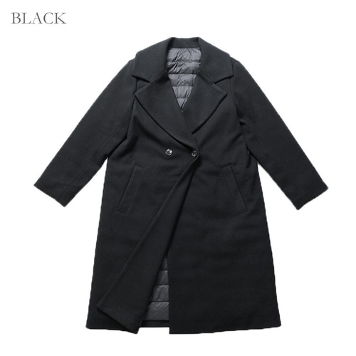 ウールライク モッサー ダウン チェスターコート denicher DJ244238