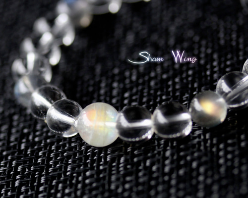 高品質レインボームーンストーン＆レインボーラブラドライト  