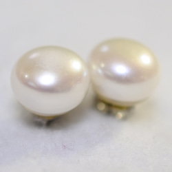 (1 件) 單隻淡水珍珠耳環（特大11mm，鈦柱） 第2張的照片