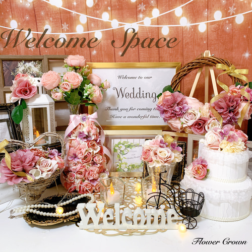 ウェルカムスペース〜 オプション ウェルカムボード Flower crown 通販