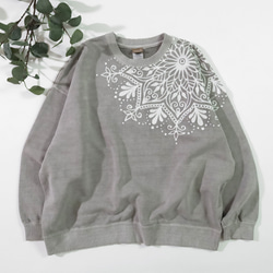 力士の刺繍入りスウェット　10.0オンス　クールネックスウェット　誕生日プレゼント　還暦祝　クリスマス　相撲　カッコイイ 力士の刺繍入りスウェット 10.0オンス クールネックスウェット