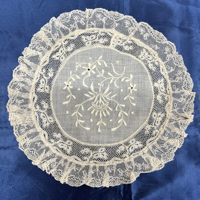 アンティーク帽子用レース飾り（No.3702）