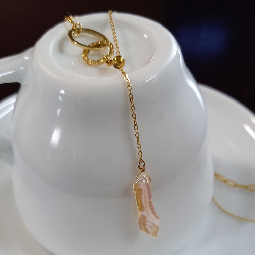 Y字の位置をキープ K18GF サージカルステンレス ロング