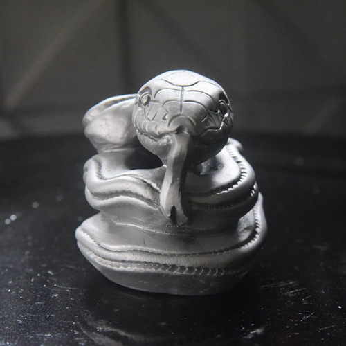 干支飾り 卓上飾り瓦 とぐろ蛇 その他置物 いぶしギャラリー瓦廊 通販  