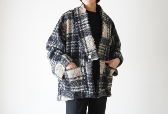 ラスト一着　LOOP YARN KNIT ジャケット・コート 14枚目の画像