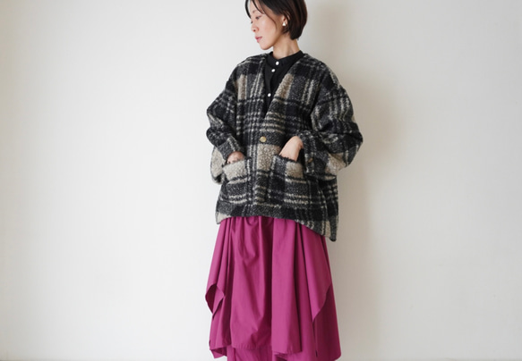 ラスト一着　LOOP YARN KNIT ジャケット・コート 19枚目の画像