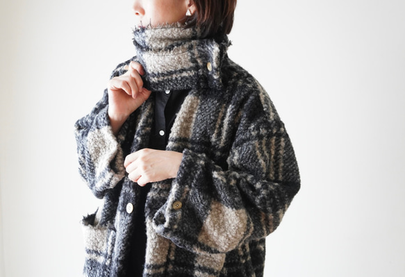 ラスト一着　LOOP YARN KNIT ジャケット・コート 16枚目の画像