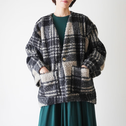 ラスト一着　LOOP YARN KNIT ジャケット・コート 1枚目の画像