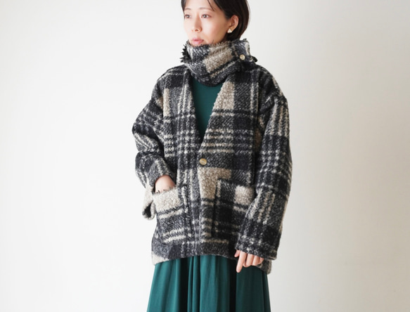 ラスト一着　LOOP YARN KNIT ジャケット・コート 3枚目の画像