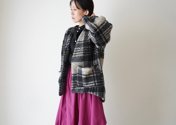 ラスト一着　LOOP YARN KNIT ジャケット・コート 18枚目の画像