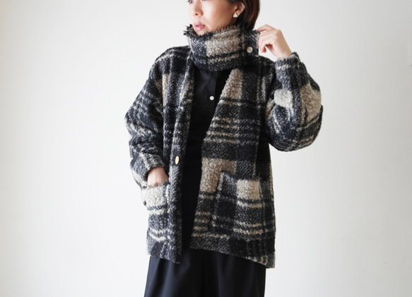 ラスト一着　LOOP YARN KNIT ジャケット・コート 17枚目の画像