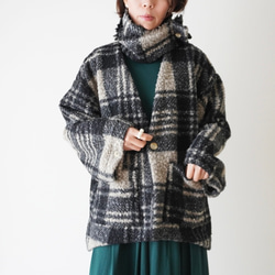 ラスト一着　LOOP YARN KNIT ジャケット・コート 2枚目の画像