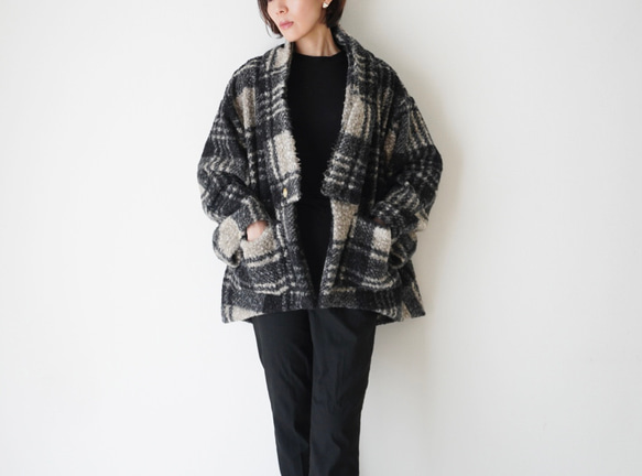 ラスト一着　LOOP YARN KNIT ジャケット・コート 15枚目の画像