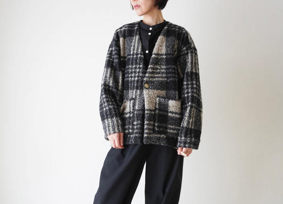 ラスト一着　LOOP YARN KNIT ジャケット・コート 13枚目の画像