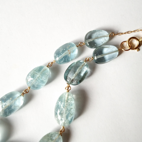 レン◆モスアクアマリンブレスレット✧アクアマリン モスアクアマリン 10mm ブレスレット｜Arancia Stone アランシア