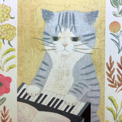 ポストカード　#new5　サバ白ピアノ 5枚目の画像