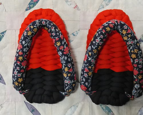 足半ぞうり[L]は靴サイズ24㎝以上の方に適している健康づくりに役立つ