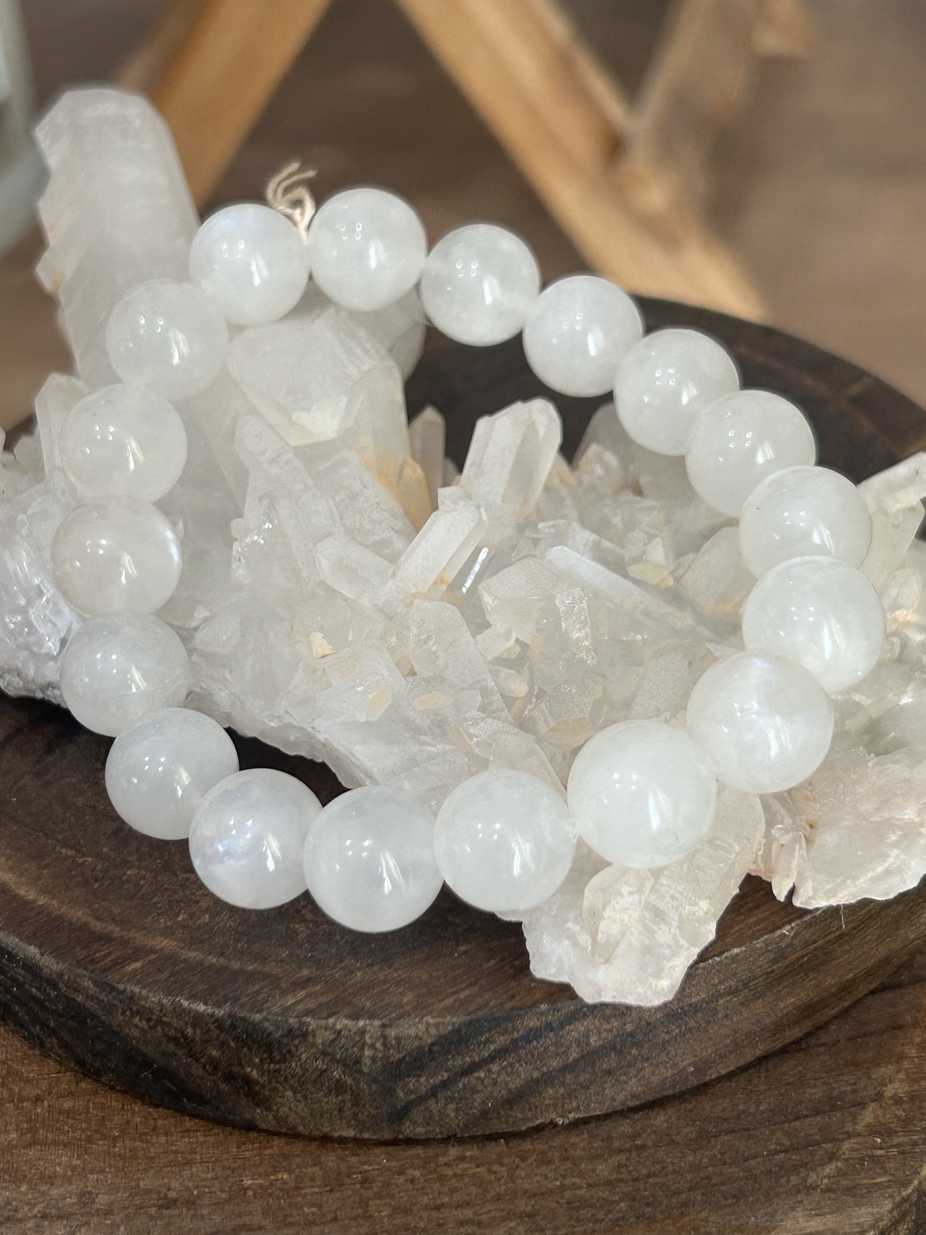 11mmムーンストーンブレスレット˚✧₊⁎