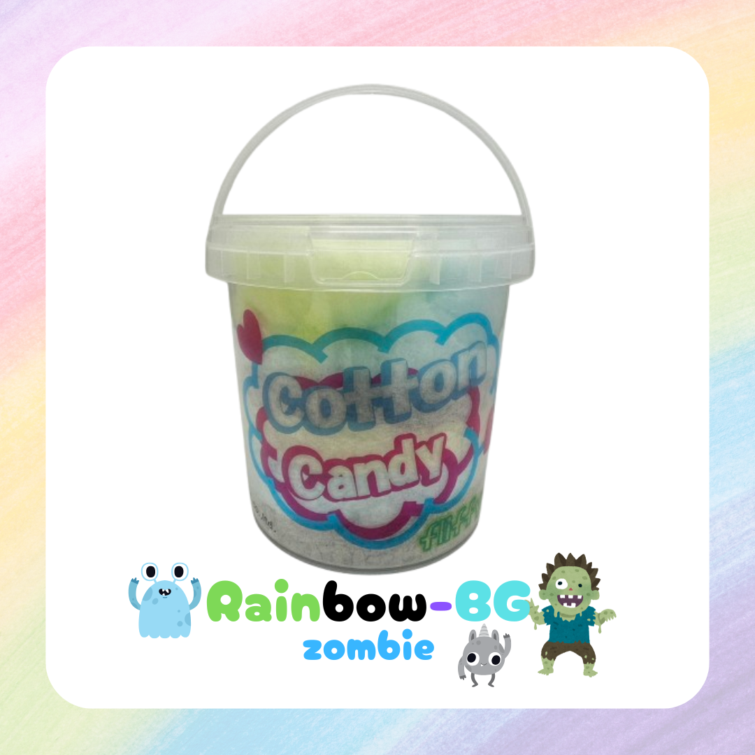 ★送料無料★カラフルコットンキャンディレインボーBG（24個セット）国産高級グラニュー糖使用｜実績多数の人気商品