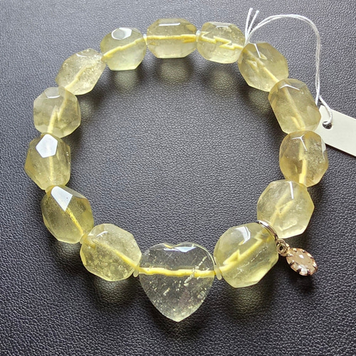 新品リビアンブレスレット5㎜内径16 希少天然石】リビアングラス