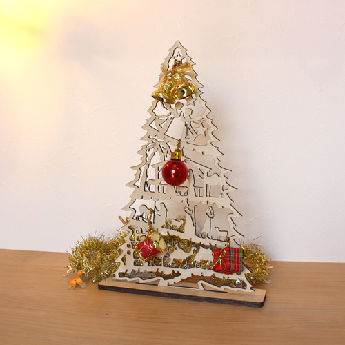早割】【送料無料】クリスマスツリー 卓上 29cm 自由な飾りつけが