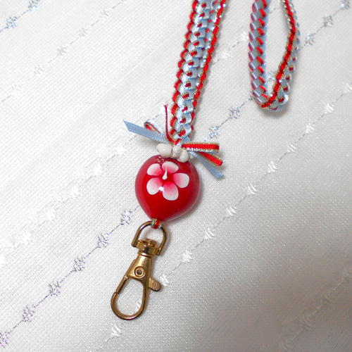 れいなページ　　ハンドメイド・ストラップ ハンドメイド*リボンレイ*ネックストラップ*ハワイアンレイ