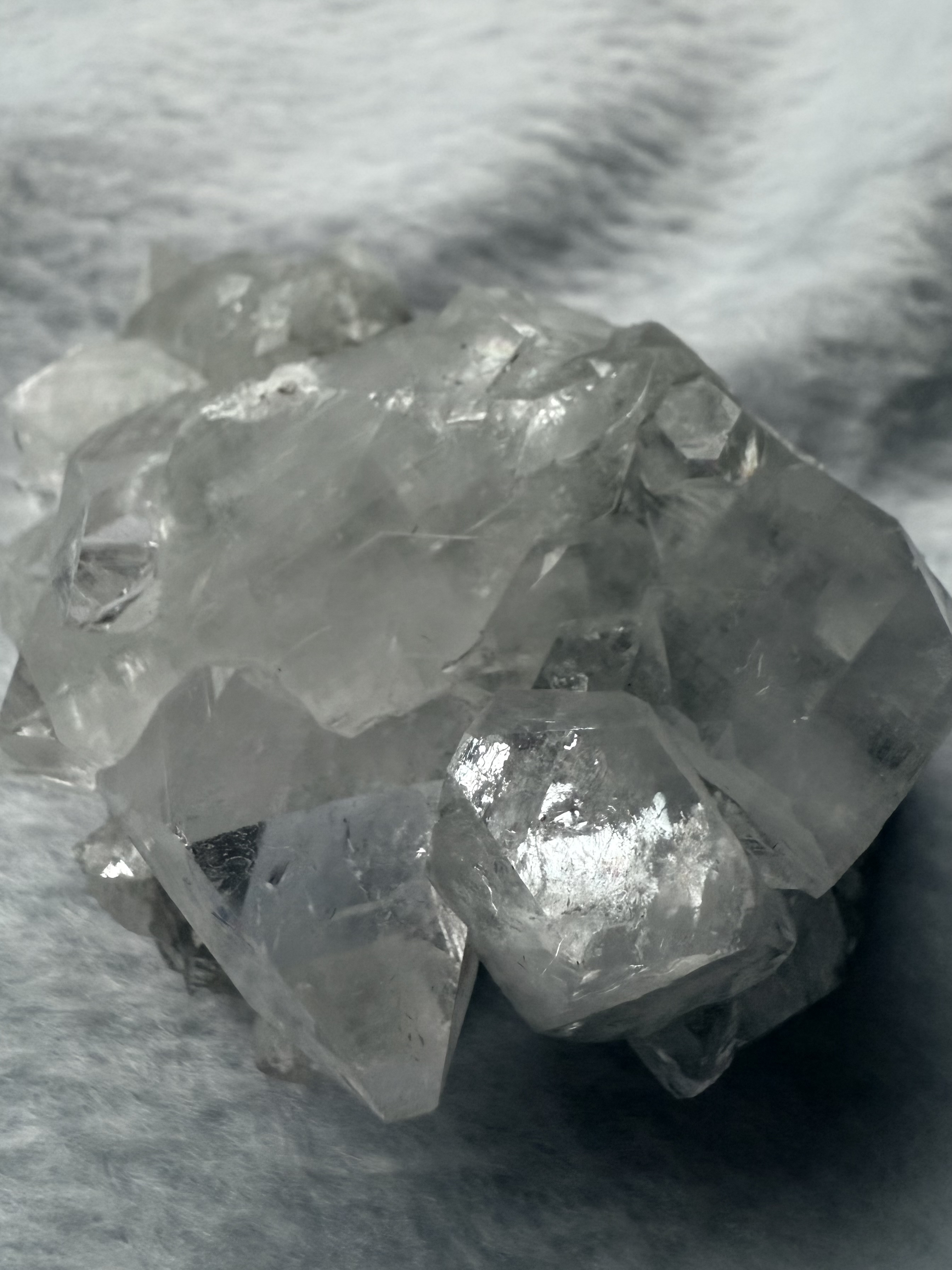 希少インド産 アポフィライトクラスター原石 143ｇ