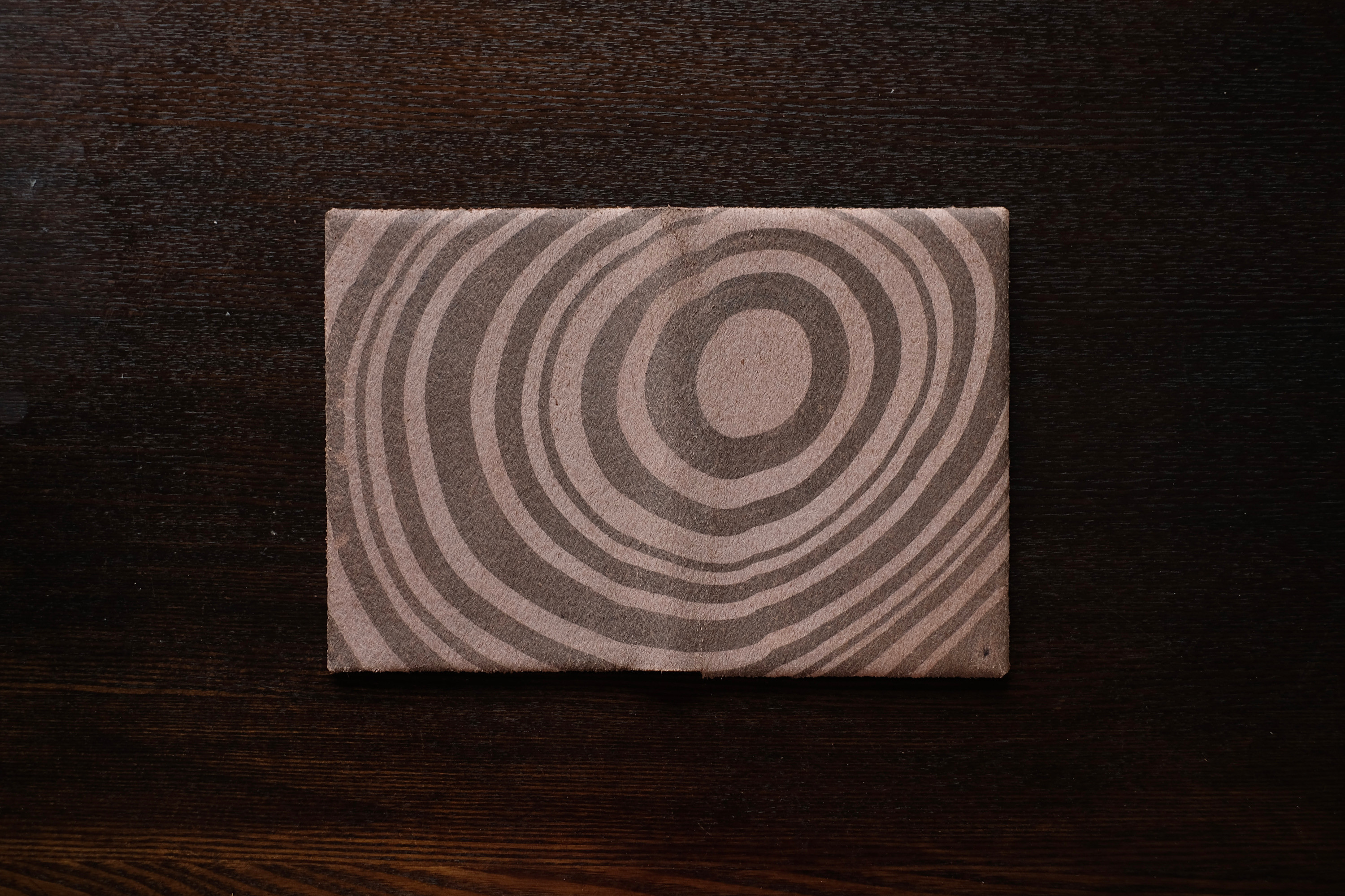 レザーブックカバー 手帳カバー A6 文庫本 革 一点物　#8