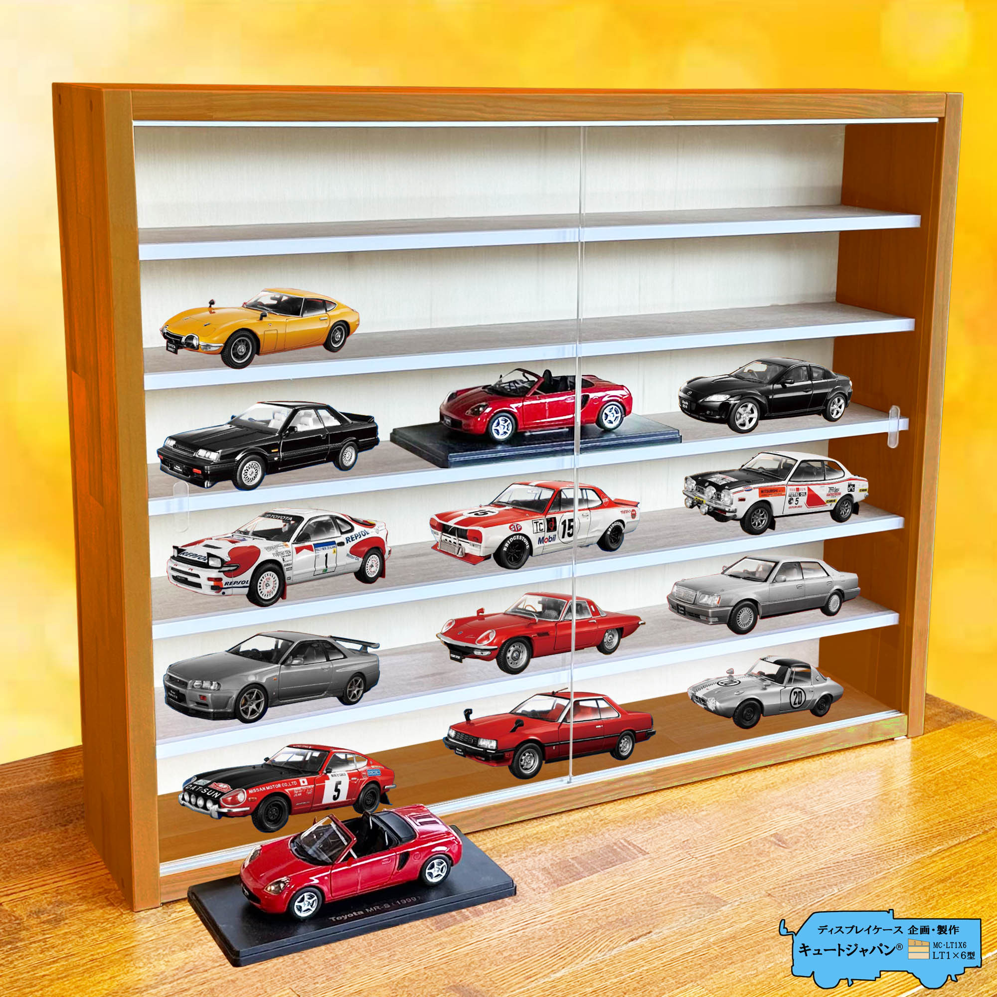 値下げ★1/43 アシェット コレクションシリーズ アクリル扉付 メープル色塗装 アシェット アクリル扉付 メープル色塗装 コレクションシリーズ 値下げ★1/43
