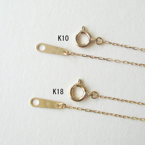 【選べる誕生石ネックレス】【K18】【K10】【受注制作】誕生石2粒、3粒、4粒・・・ネックレス　(pdn-0042)