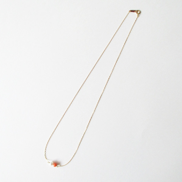 【選べる誕生石ネックレス】【K18】【K10】【受注制作】誕生石2粒、3粒、4粒・・・ネックレス　(pdn-0042)