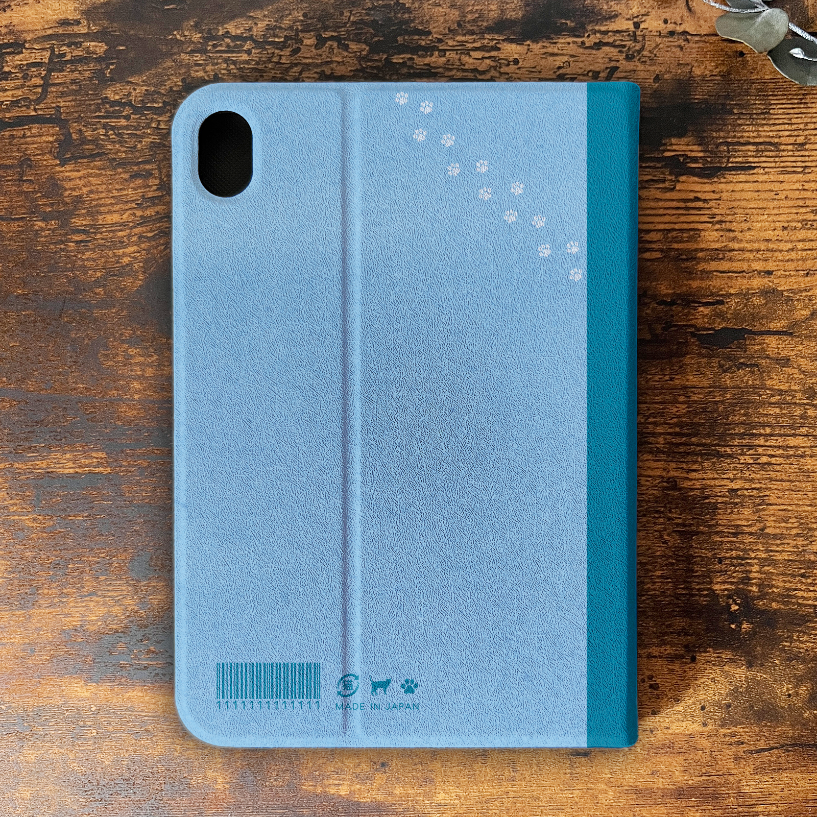 にゃんこ大学ノートのiPadケース（ブルー） 猫 黒猫 カバー メンズ ipadケース タブレットケース