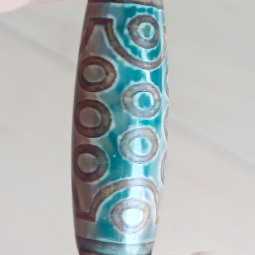 チベット 二十一眼天珠 ビーズ momobeabh 通販 18434664｜Creema(クリーマ)