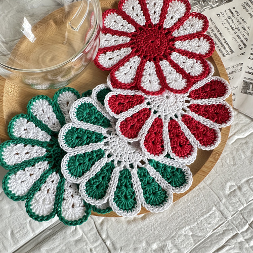 strawberry＊ハンドメイド＊レース編み＊ドイリー strawberry様専用＊ハンドメイド＊レース編み＊ドイリー