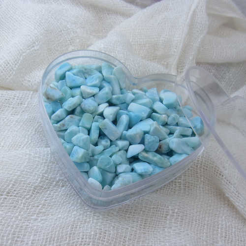 希少石】高品質 ラリマー さざれ石 浄化用75g お守り 天然もの