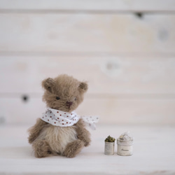 lulubon テディベア ぬいぐるみ　作家　ハンドメイド ブライス サル Amazon.co.jp: Briskyjp LULU子豚 レトロテディーのおもちゃ屋シリーズ
