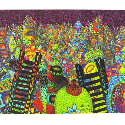 熊達の生命の印象　1/5　　限定5部　絵画　版画 熊達の生命の印象 限定5部 絵画 版画 版画 高見沢耳美術店 通販