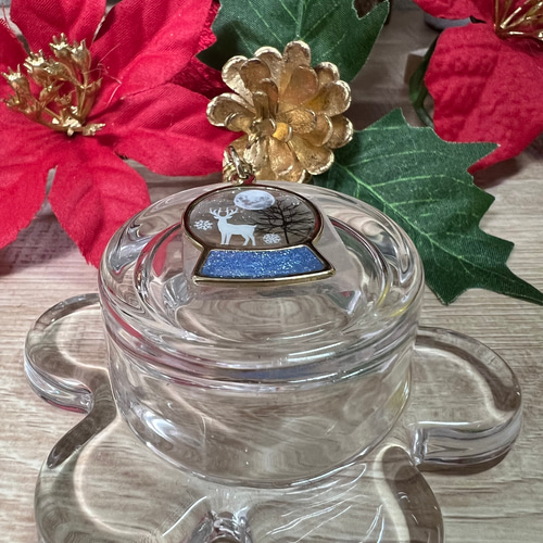 レジンのスノードームキーホルダー その他アクセサリー aqua322 通販