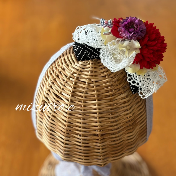 髪飾り 花カチューシャ ヘッドドレス ヘアアクセサリー 花冠
