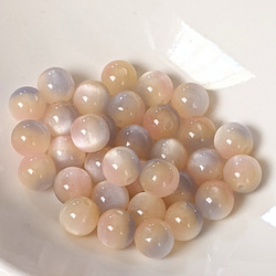 グラデーション ビーズ ピーチ 8㍉ 20個 パーツ 7枚目の画像