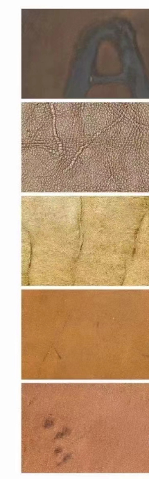 重要：ご購入する前の説明ー『天然本革の”傷”に関して』 5枚目の画像
