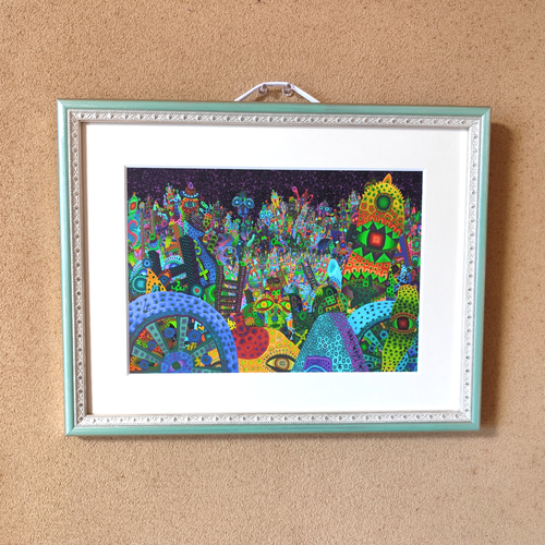 超歓迎された 版画 限定5部 1/5 幸福と悲しい日曜日 絵画作品 高見沢耳 版画 版画
