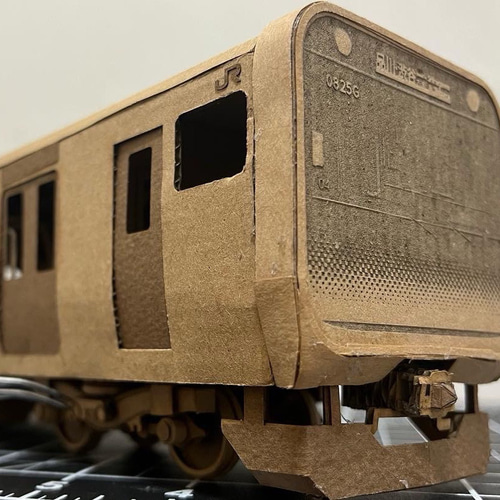 段ボール 山手線 先頭車両 立体・オブジェ Kazu | 創 Creare
