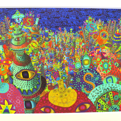 憂鬱な明るさ　　高見沢耳のジクレー版画作品　一点物の版画作品です(A4サイズ) 憂鬱な明るさ 高見沢耳のジクレー版画作品 一点物の版画作品です